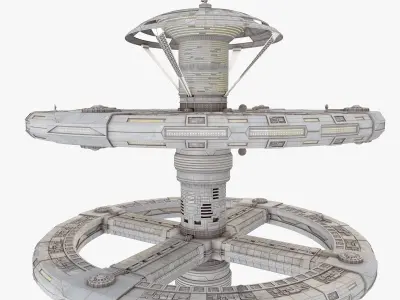 Space station  3D model