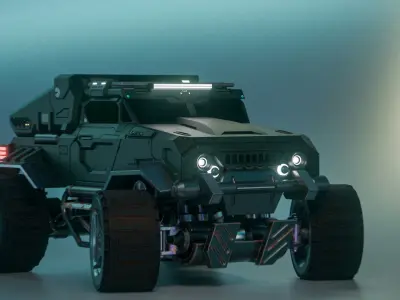 Military Armored Truck 3D print model