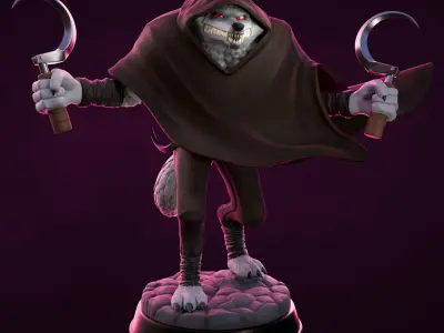 Death Wolf from Puss in Boots 3D print model