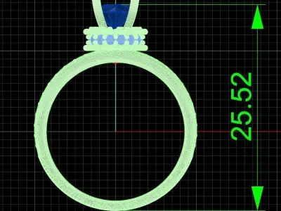 Jewelry ring 237 3D print model purchase