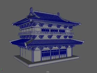 Ancient buildings 3D model order