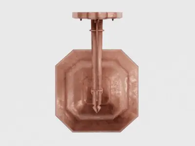 Classic Outdoor Wall Lamp 3D model