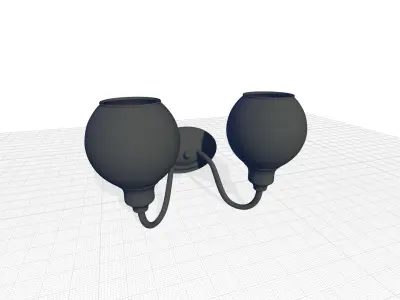 Hunley Dimmable Vanity Light 3D model