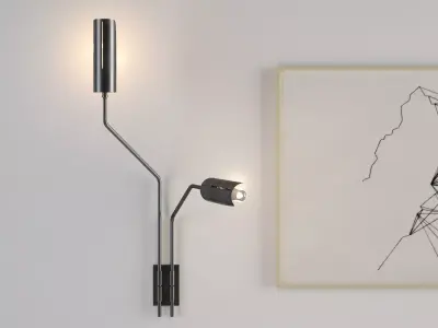 Switch Wall Sconce Custom 3D model