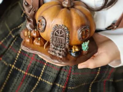 Pumpkin Cottage 3D print model