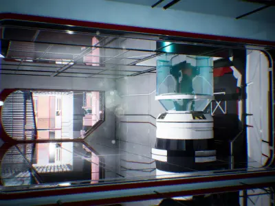 SciFi Modular Walls 47 Assets Low-poly 3D model