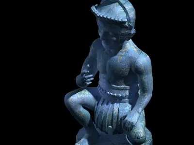 Magic Palace - Religion - Buddha statue 004 3D model