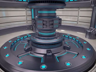 Energy Generator Room 3D model