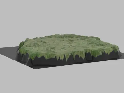 Poland Map Country Low-poly 3D model