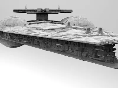 Interdictor - Immobilizer 418 Star Destroyer - Star Wars 3D model