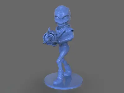 Alien Crypto 137 Sculpture 3D print model
