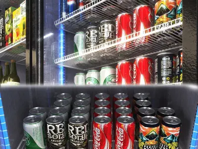 Drink refrigerator 3D model