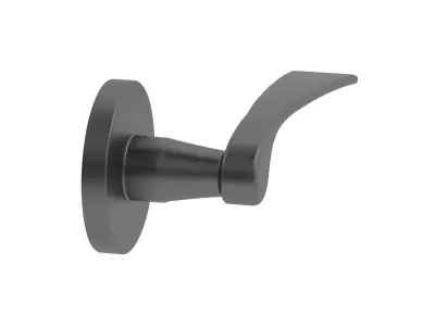Urfic Como Door Handle Matt Black 3D model