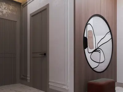 HALL DESIGN  MODERN LUXURY CONCEPT 3D model