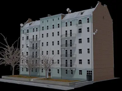 East Europian house  3D model