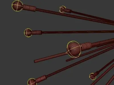 Huge chandelier 3D model