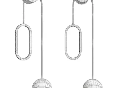 NIELLO SCONCE Low-poly 3D model