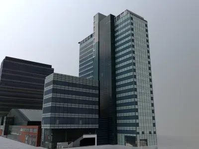 Amsterdam Philips Port Low-poly 3D model