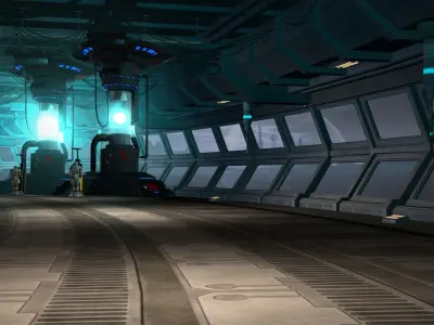 Sci Fi Power Generator 3D model