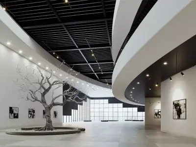 Interior Art Gallery 06 3D model