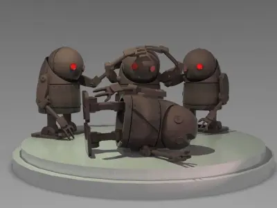 Nier Robots 3D print model
