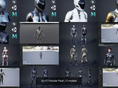 Sci-Fi Female Pack