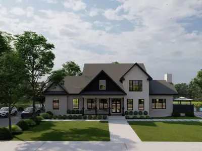 Garden Landscape 3D Model - SketchUp and Lumion Scene 3D model