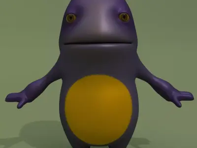 Monster Sweetie Robert 3D model