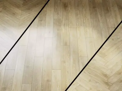 Laminate Ter Hurne Grand Line Creamy Beige Oak 1482 3D model