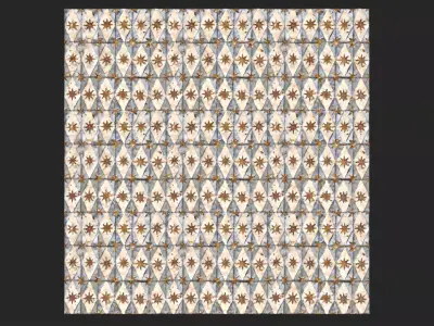 Starred Tiles - Texture Texture