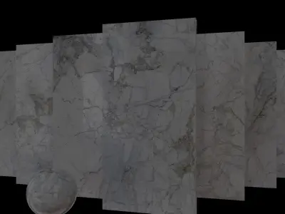 Marble Set Museum Supreme White 80x160 Set 2 Texture