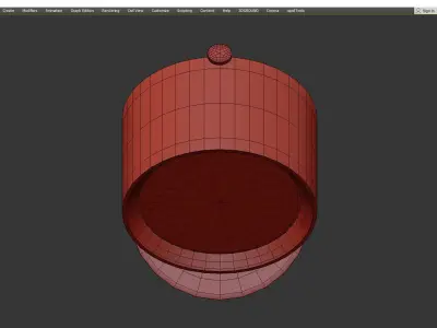 BERNY sconce Low-poly 3D model