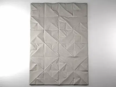 Geo Carved rug 3D model