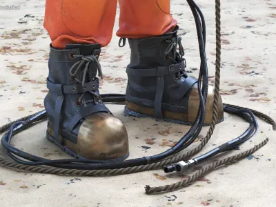  Empty Used Copper Diving Suit 