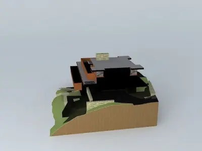 John C. Pew House- Frank Lloyd Wright Free 3D model