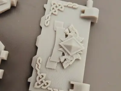 Space Vikings ground pounder doors - Morkai 3D print model