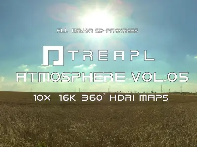 10X HDRI SKIES TREAPL ATMOSPHERE VOL05 - BUNDLE - 360 SKIES Texture