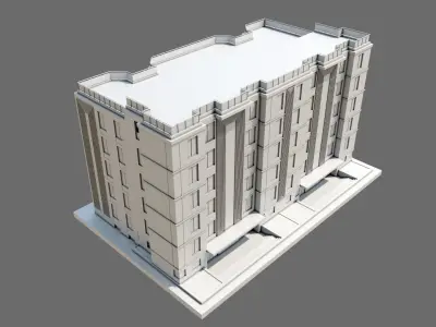Residental Building ID027 3D model