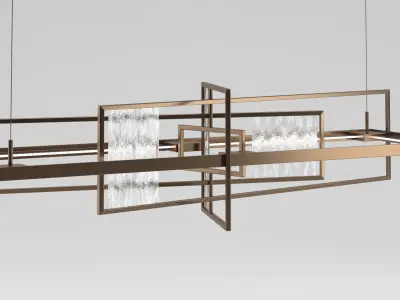Hubbardton Forge Summer Pendant Light 3D model