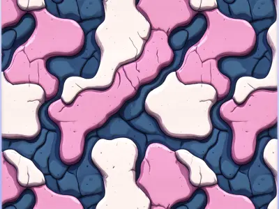 Stylized Ground Seamless Texture Texture 19