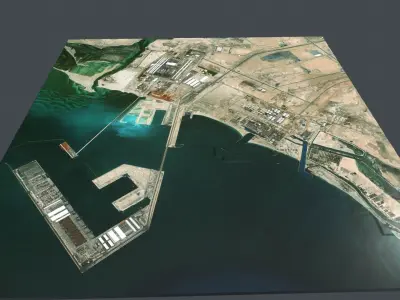 Cityscape EGA AlTaweelah  Dubai United Arab Emirates 3D model