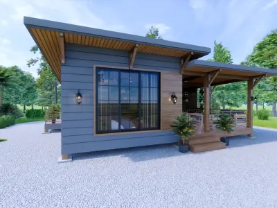 Tiny House Design- Farm House 3D model
