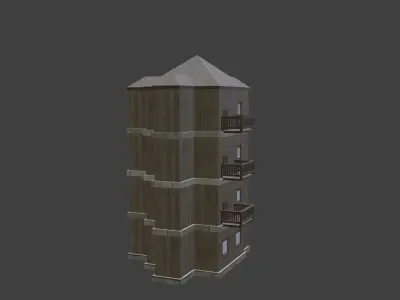 House Model 89 Low-poly 3D model