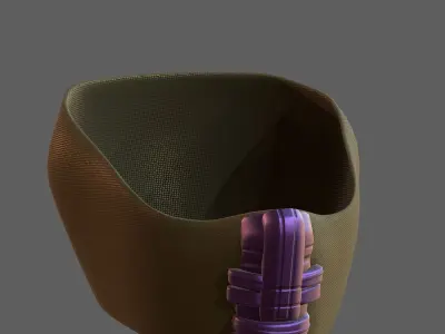 Gas mask helmet 3d model scifi Low-poly  Low-poly 3D model 145