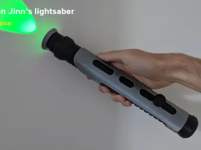 Qui-Gon Jinns lightsaber - Star Wars 3D print model
