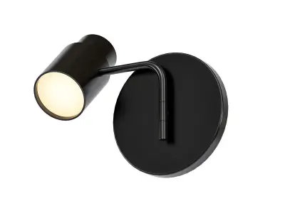 Reel K wall light with shade 3D model