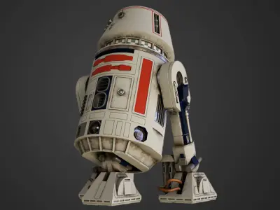 R5 - D4 Star Wars 3D model