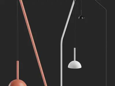 Estiluz CUPOLINA Floor lamp 3D model