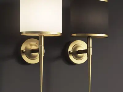 Primo Wall Light Gold 3D model