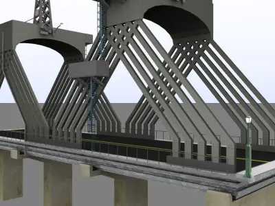 Utility Bridge 3D model